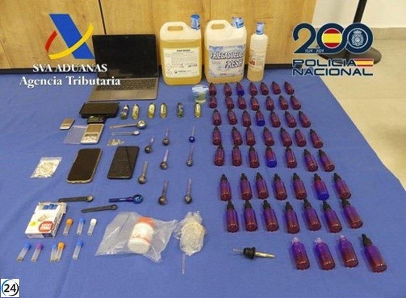 Capturan al dueño de un bar en Almendralejo con 14 kilos de éxtasis líquido.