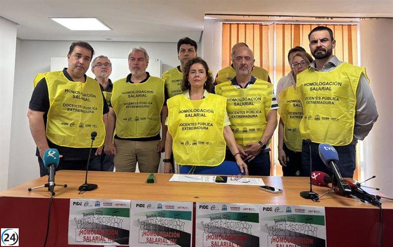 Sindicatos de educación anuncian huelga si persiste el estancamiento en la homologación salarial.