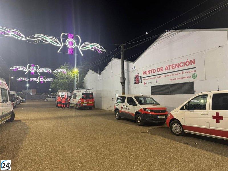 La Feria de San Juan en Badajoz concluye su primer día con 18 incidentes leves.