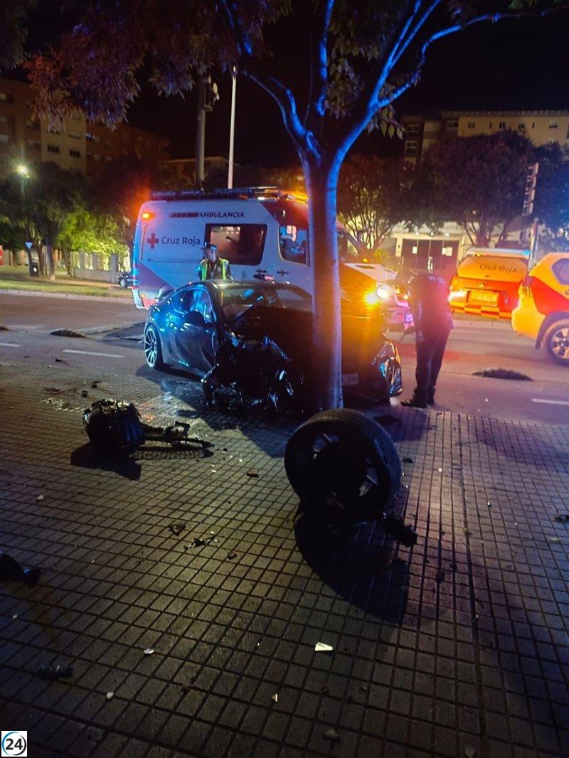 Cruz Roja presta 42 auxilios en la Feria de Badajoz este lunes.