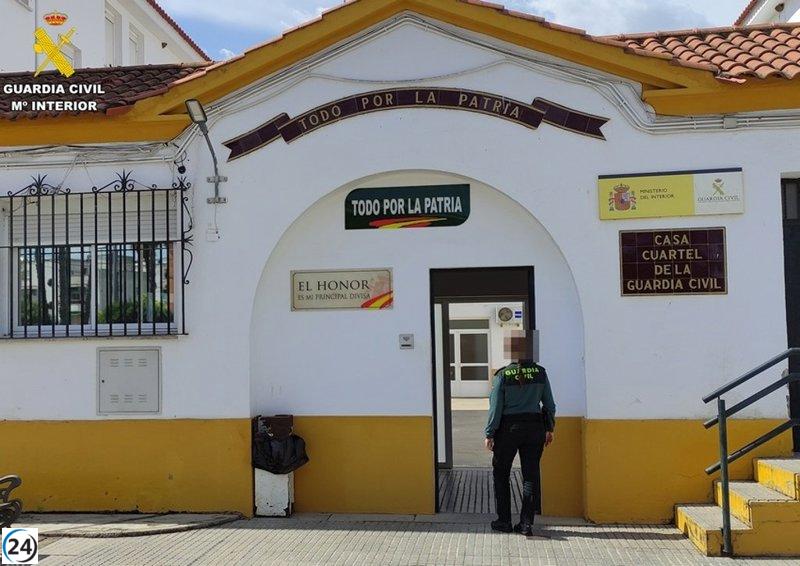Cuatro arrestados por una serie de robos en Montijo.
