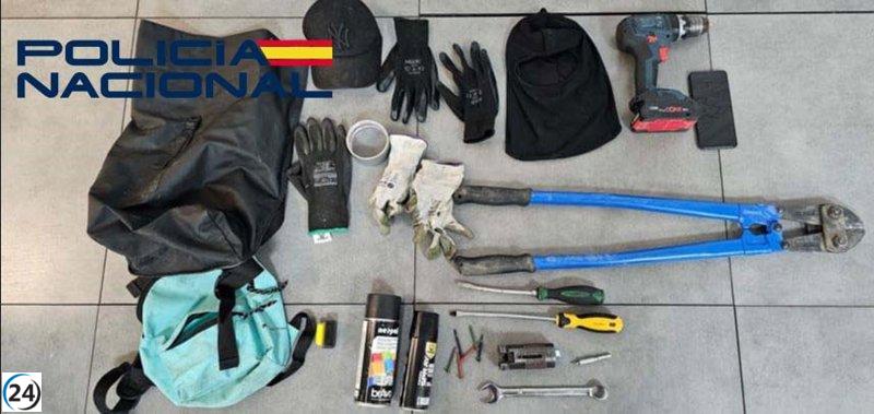 Capturado al intentar robar en una nave industrial de Mérida.