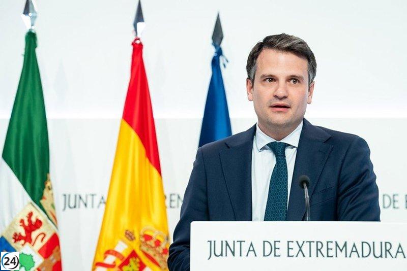 La Junta de Extremadura insta a Sánchez a convocar elecciones y no prolongar la inestabilidad.