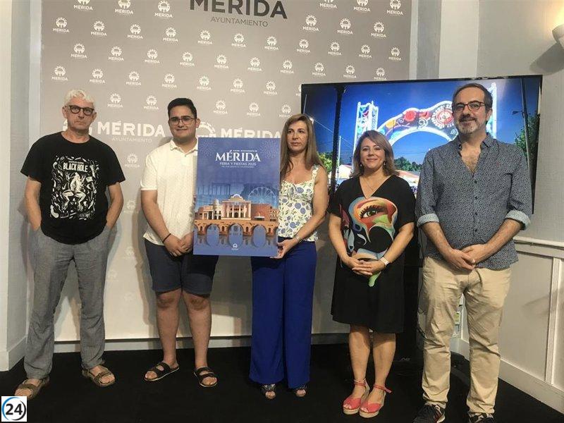 Anuncian el cartel 'Feria Monumental' para la Feria de Mérida 2025, creado por Ismael Gómez Tena.