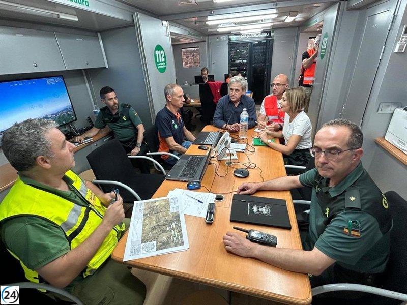 Extremadura refuerza el nivel de alerta del Infocaex por riesgo de vientos en Valdecaballeros.