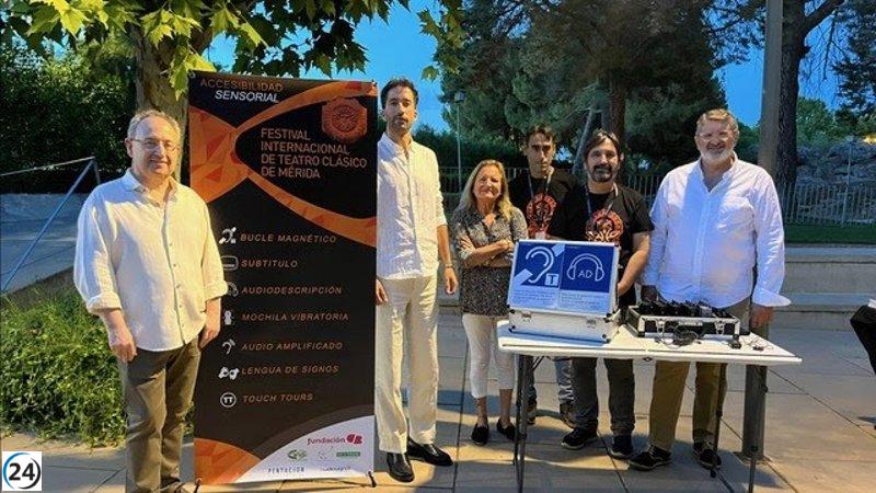El Festival de Mérida garantiza este año accesibilidad total para personas con discapacidad visual y auditiva.