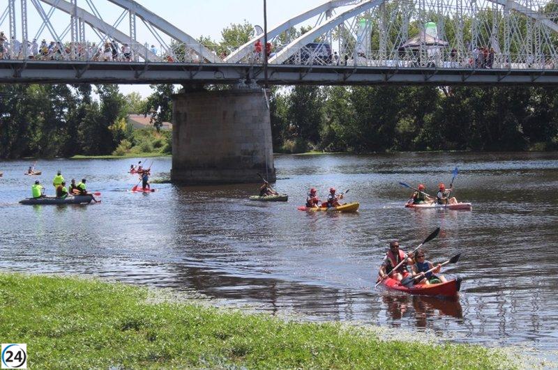 Más de 230 remeros se darán cita este domingo en el XVI Descenso del río Alagón.