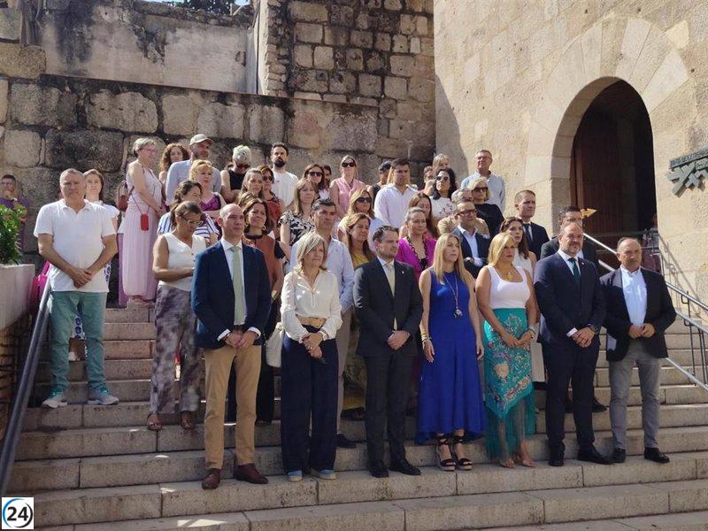 Junta de Extremadura rinde homenaje a víctima de violencia de género en Mérida.