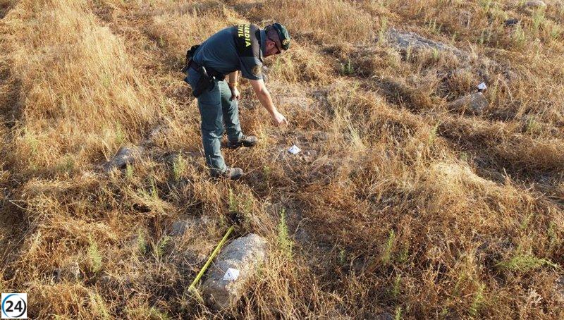 Daños millonarios en yacimiento arqueológico de Cáceres por trabajos en finca agrícola.