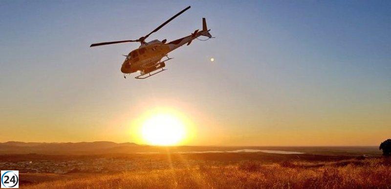 Aldea del Cano reduce a cero la alerta por incendio forestal.