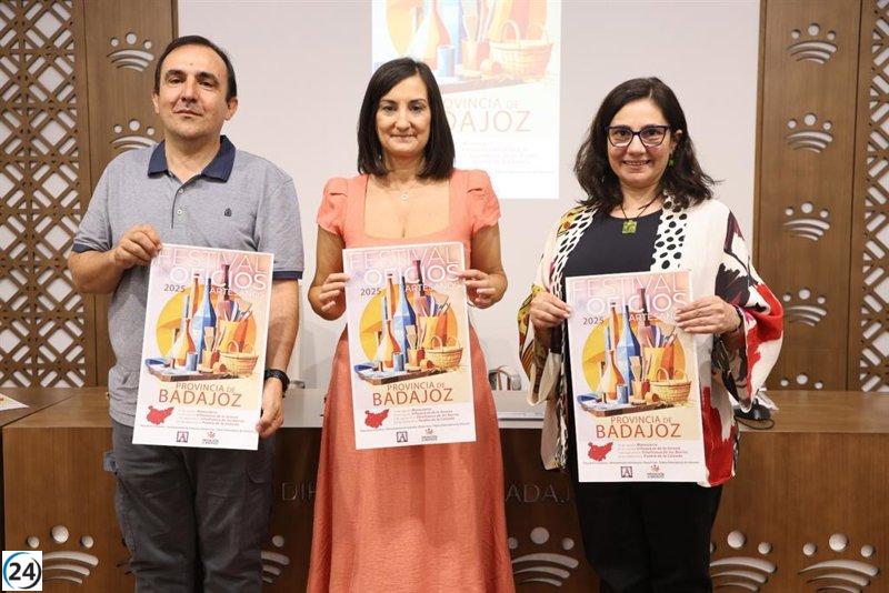 Badajoz acoge el primer festival de artesanía en cuatro de sus municipios.
