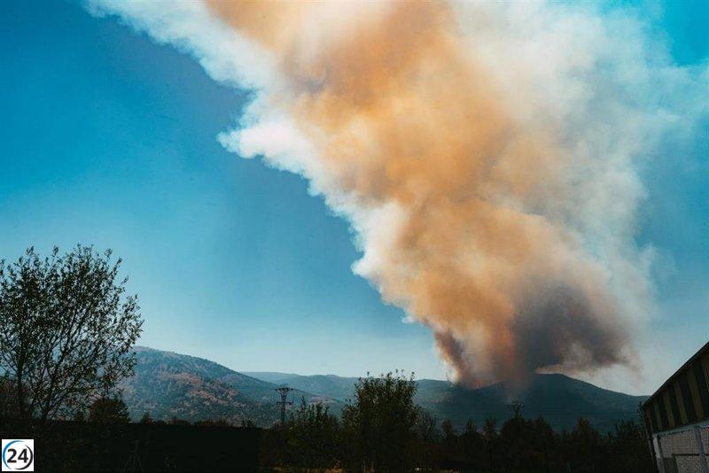 Incendios en Extremadura: Aliseda y Casar de Cáceres en estado crítico.