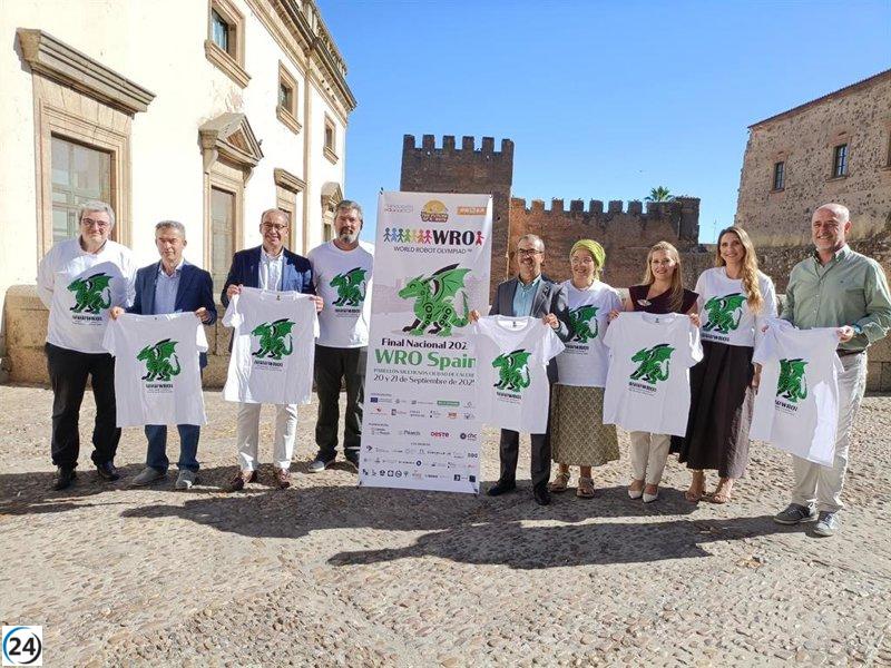 Cáceres acoge la final de la Olimpiada Mundial de Robótica con la participación de 350 jóvenes españoles.