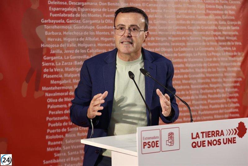 Gallardo alerta que ignorar la condonación de la deuda sería una grave traición a Extremadura bajo el liderazgo de Feijóo.