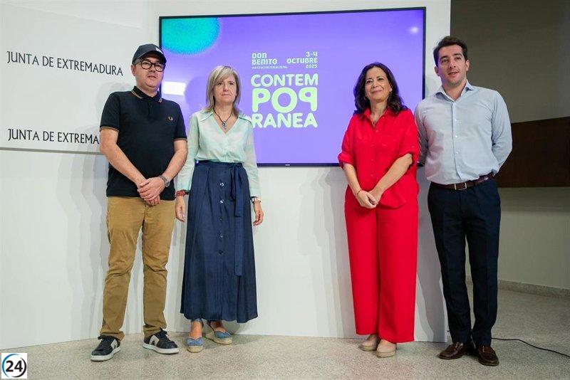 Carolina Durante y La Casa Azul se presentan en el Festival Contempopránea de Don Benito el 3 y 4 de octubre.