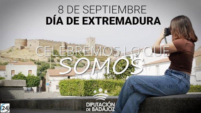La Diputación de Badajoz conmemora el Día de Extremadura destacando el orgullo regional y la cohesión social.