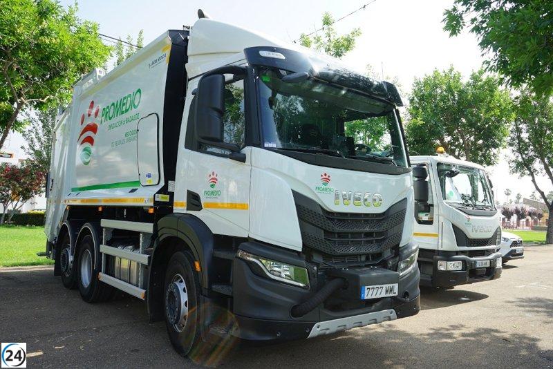 El Consorcio Promedio mejora la recolección de basura en la Feria Ganadera de Zafra.