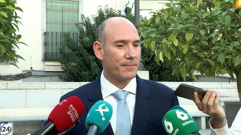 El PP destaca la disposición de la oposición para contribuir a los PGEx y espera que primen los intereses de la sociedad.