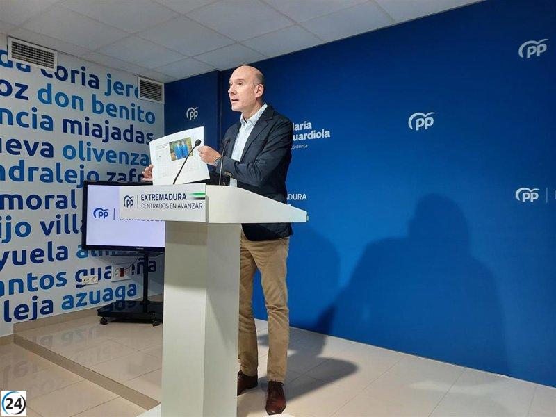 El PP critica a Gallardo por su falta de confrontación con Sánchez sobre el 