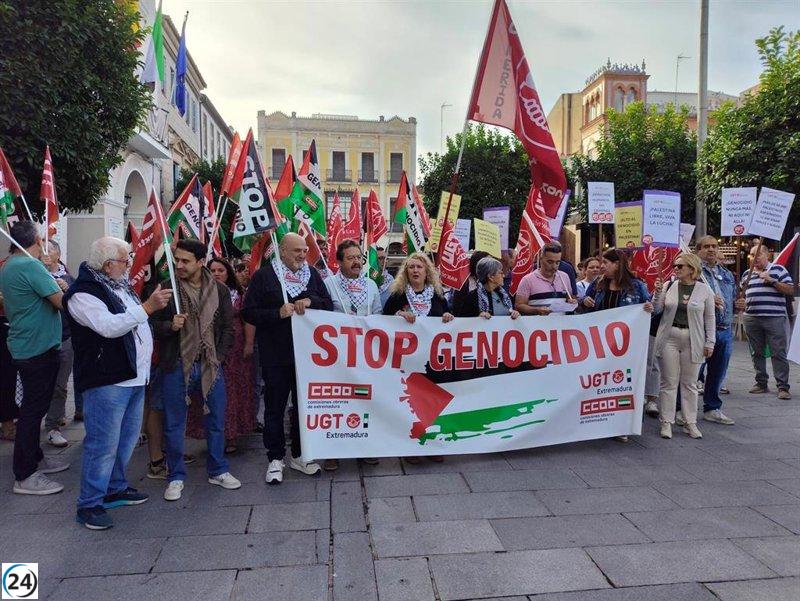 Sindicatos piden en Mérida una paz duradera en Gaza, libre de influencias externas en su reconstrucción.