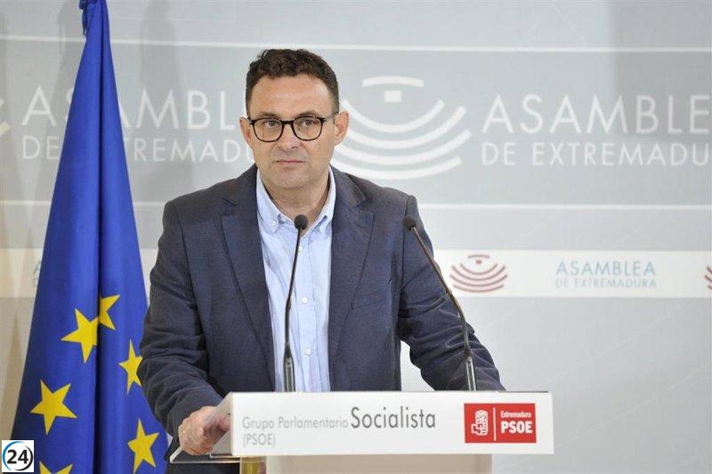 El PSOE critica el presupuesto de la Junta para 2026 como regresivo y cargado de recortes.