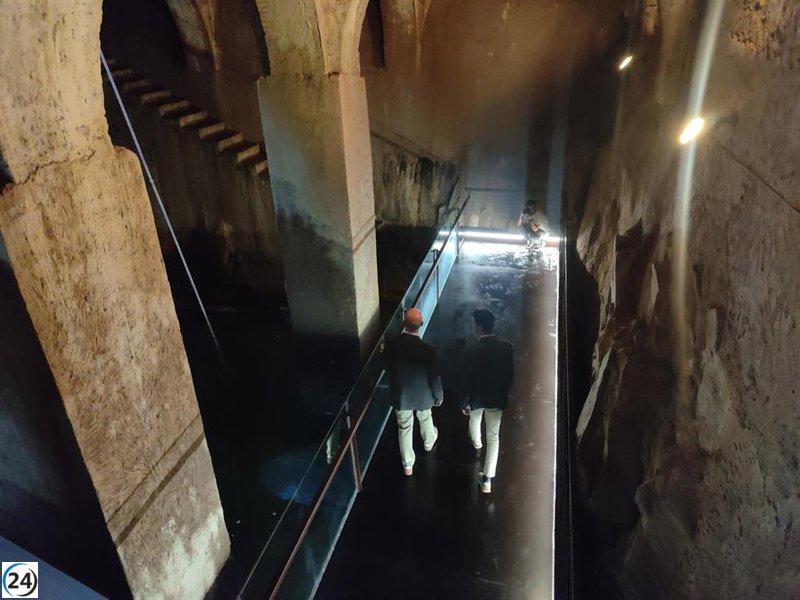 Reabre al público el aljibe del Centro de la Semana Santa de Cáceres tras tres años de cierre.