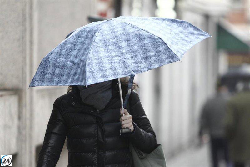 Lluvias obligan al 112 a extender alerta amarilla en todo el norte de Cáceres durante el sábado.