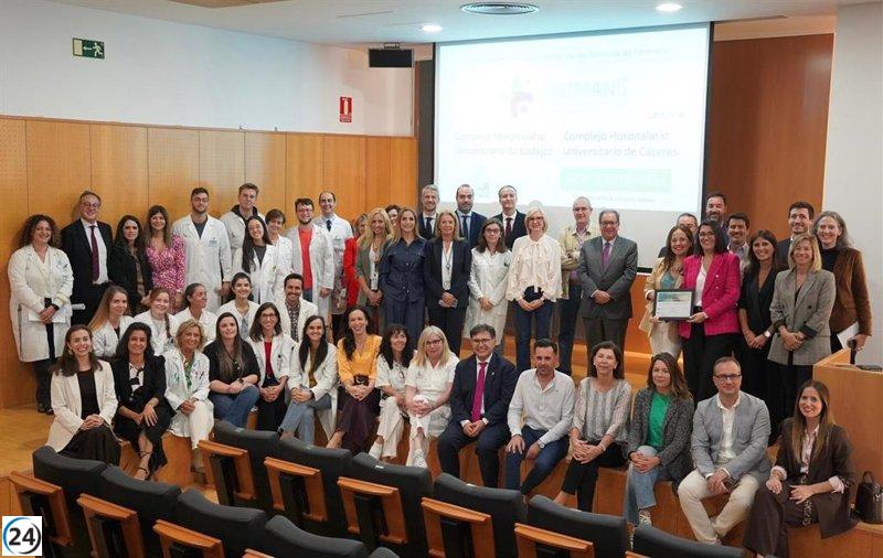 Farmacias Hospitalarias de Badajoz y Cáceres obtienen Certificación en Humanización de Fundación Humans.