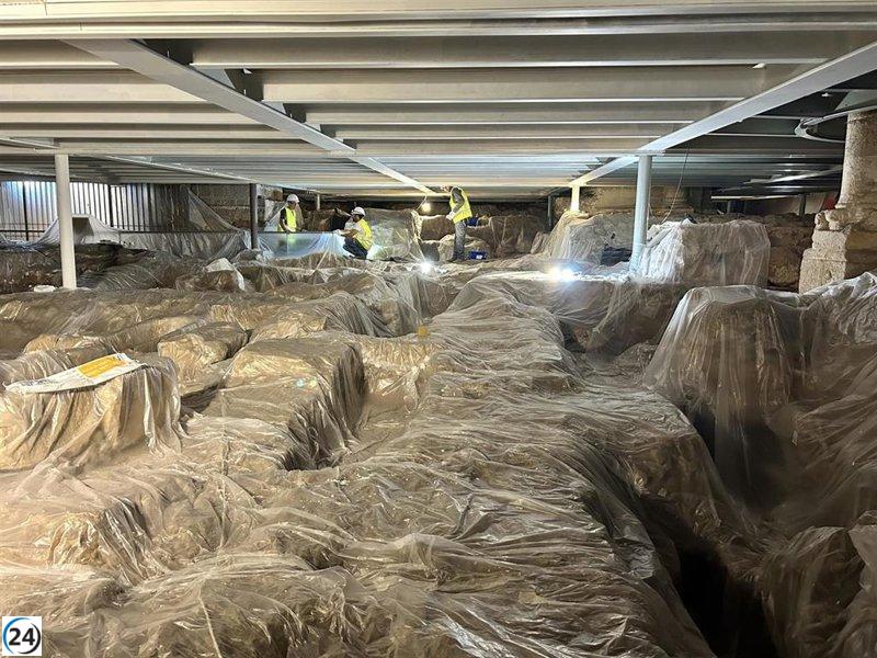 Mérida avanza en la modernización del Centro de Interpretación y la Cripta de Santa Eulalia.