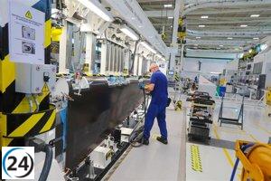 Extremadura ve un aumento del 2,4% en producción industrial en septiembre, inferior al promedio nacional.