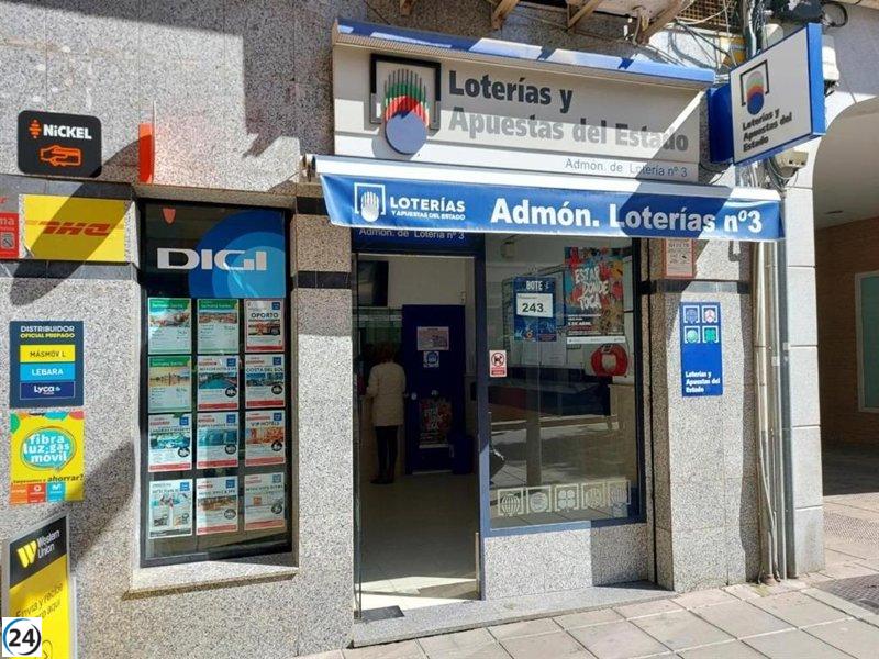 Villanueva de la Serena celebra un ganador de más de 53.000 euros en La Bonoloto.