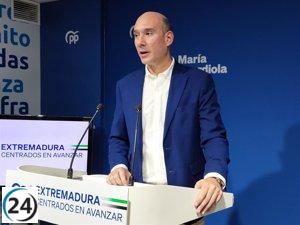 El PP asegura que la queja del PSOE ante la Junta Electoral evidencia su falta de proyecto.