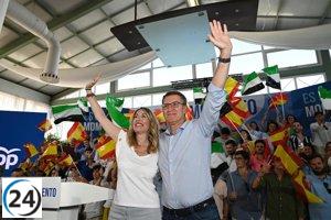 Feijóo y Guardiola se reunirán en evento público en Lobón este domingo.