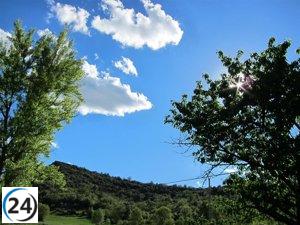 Pronóstico del clima en Extremadura para este miércoles, 12 de noviembre de 2025.