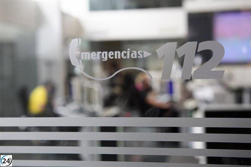 El Centro 112 de Extremadura atiende 89 emergencias por la borrasca Claudia.