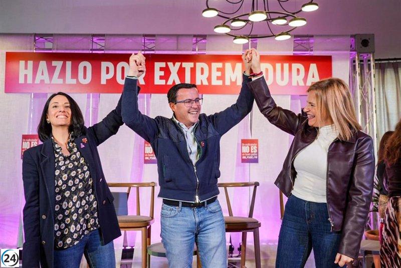 Gallardo promete restaurar la Consejería de Igualdad y fomentar la corresponsabilidad si triunfa en las elecciones.