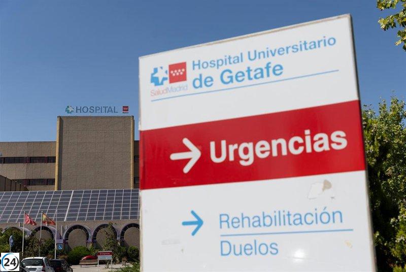 En estado grave, un hombre es ingresado en el Hospital de Getafe tras un incendio en Puebla de Argeme.