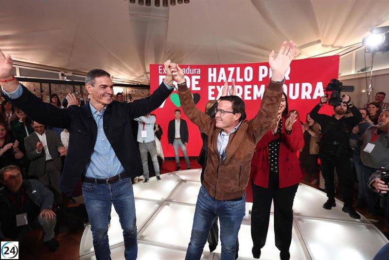 Este jueves, Pedro Sánchez y Miguel Ángel Gallardo se reunirán en un evento en Plasencia.