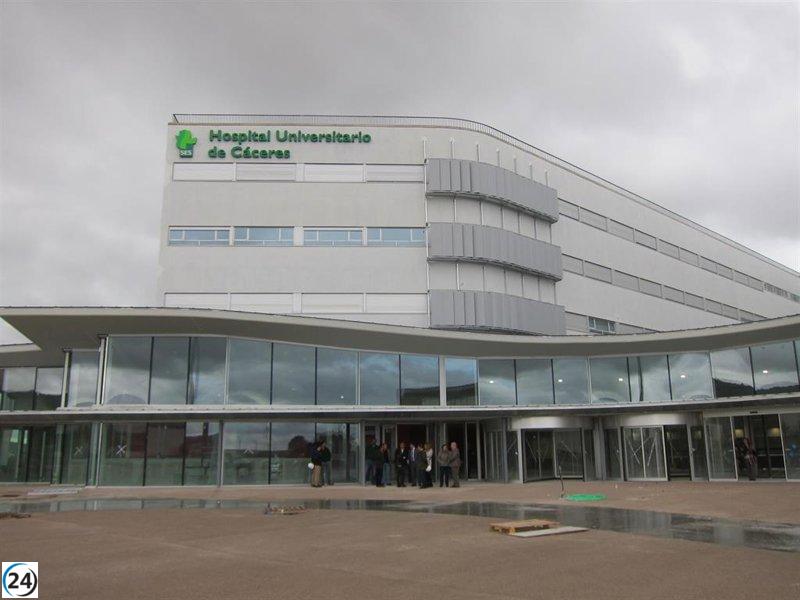 Hombre herido al caer de un caballo es evacuado en helicóptero a Cáceres.