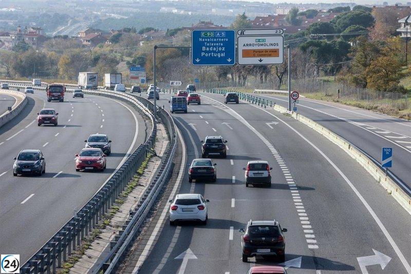 El 112 de Extremadura reporta 47 incidentes viales en el Puente de Diciembre.