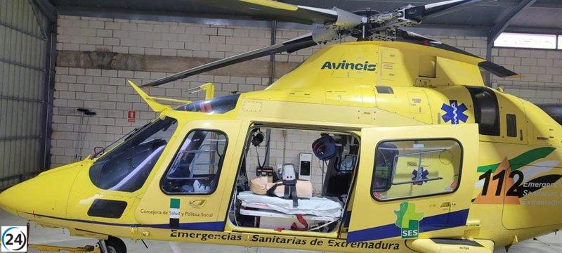 El SES destina 13,8 millones de euros para el servicio de transporte sanitario en helicóptero entre 2026 y 2029.