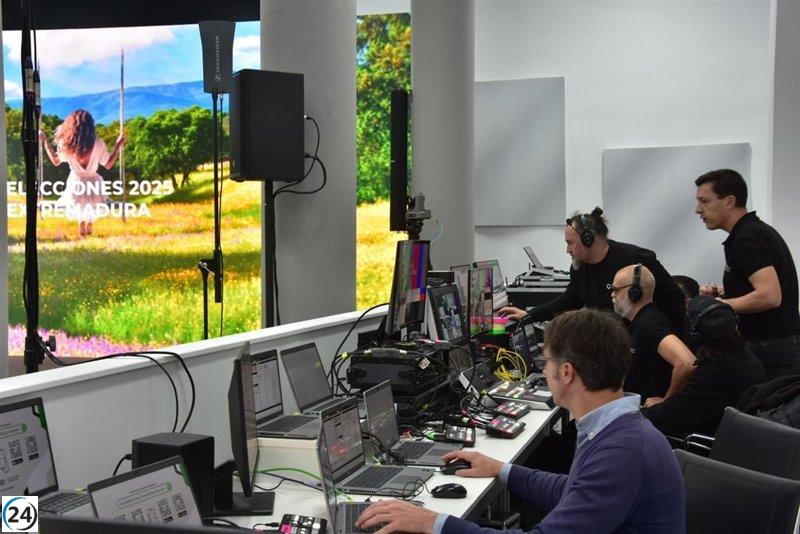 Extremadura se prepara para las elecciones, con resultados iniciales disponibles a las 21:30 horas.