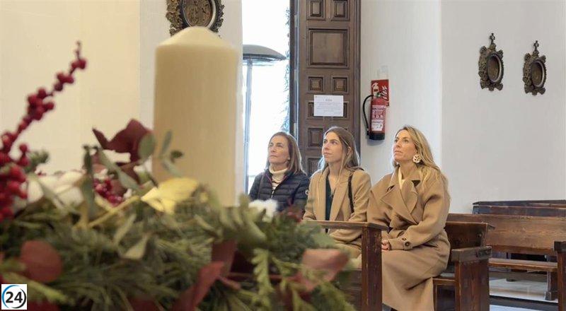 Guardiola reflexiona en Cáceres junto a amigos y rinde homenaje a la Virgen de la Montaña.