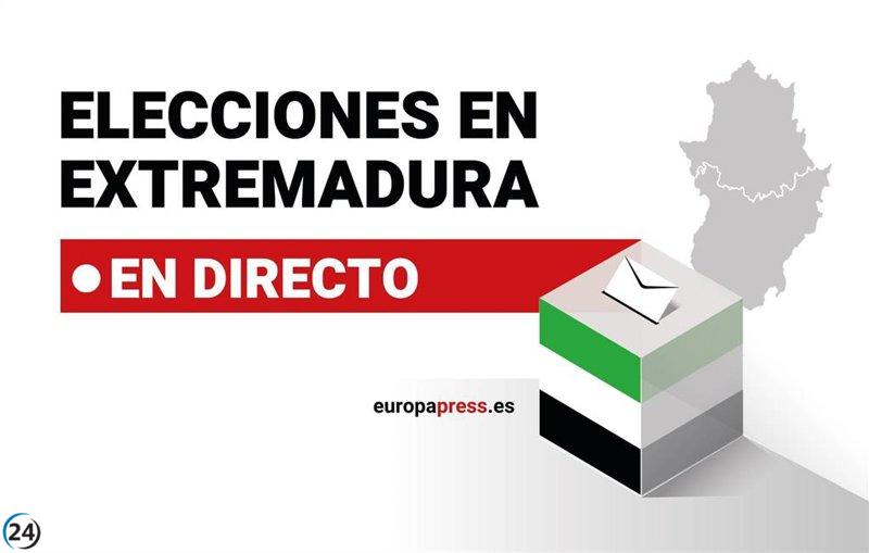 Elecciones 2025 en Extremadura: Comienza la jornada de votación.