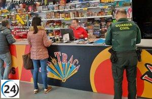 Desmantelan red de venta ilegal de 4.288 productos pirotécnicos en Almendralejo y Villanueva de la Serena.