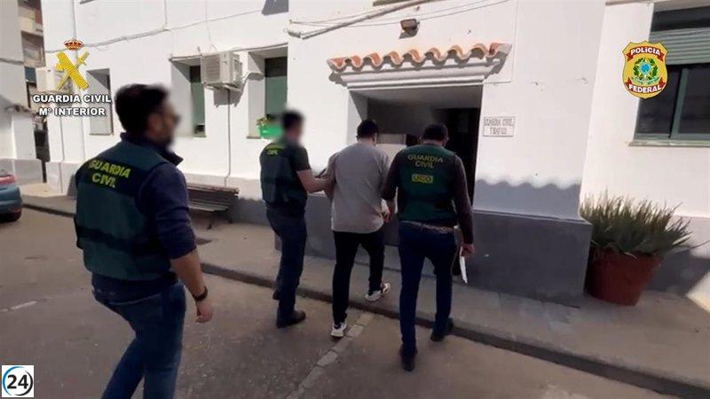 Capturan en Zafra a fugitivo brasileño buscado por agresión sexual a un menor.
