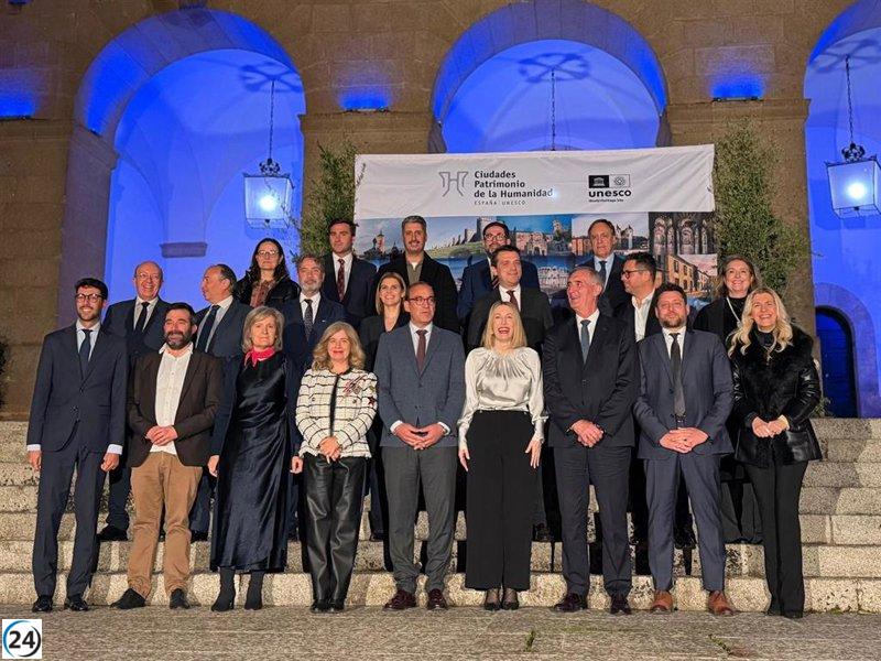 Premio Anual del Grupo de Ciudades Patrimonio a la Fundación Tatiana en Cáceres.