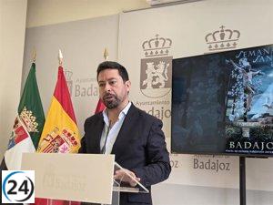 Badajoz utiliza 180 litros de limpiador 'anticera' para despejar las calles después de las procesiones.