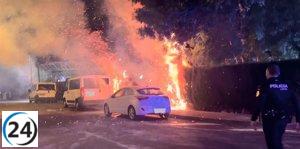 Solicitan colaboración ciudadana para encontrar responsable de incendio que afectó vehículos en Plasencia.