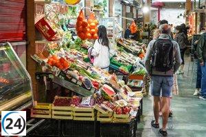 Precios en Extremadura suben 2,9% interanual en marzo; alimentos aumentan 19,3%.